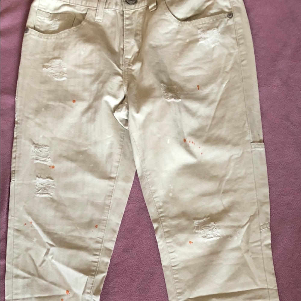 Les Halles Women’s Cargo Pants Biege 26