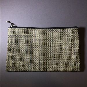 CHILEWICH Basket Weave Zipper Pouch Purse Case