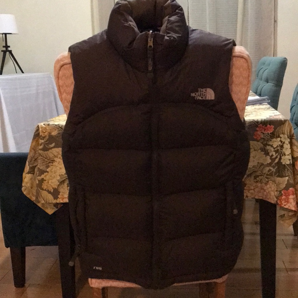 Brown North Face  Puff Vest
