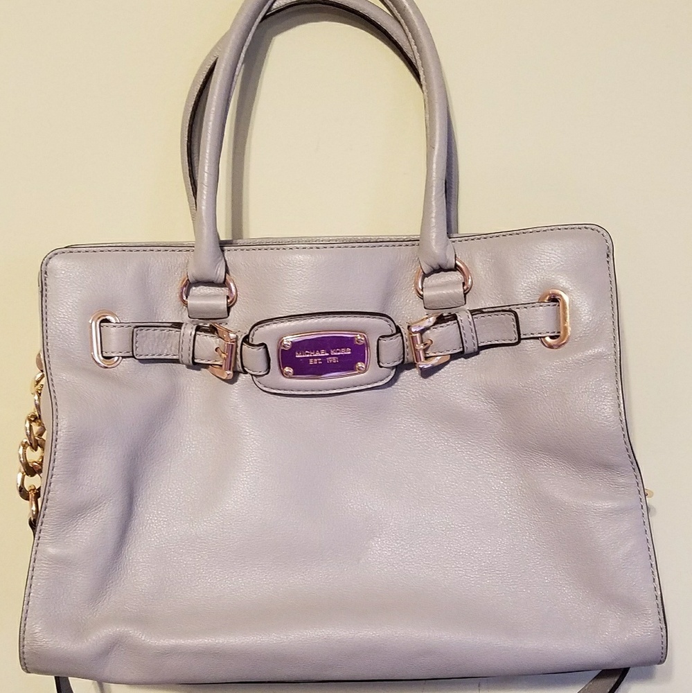 Michael Kors Rose Gold Hamilton Gray Grey