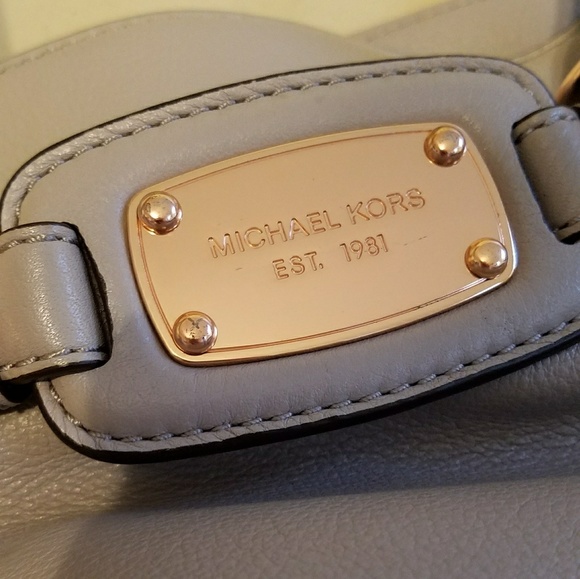 Michael Kors Rose Gold Hamilton Gray Grey - Picture 6 of 8