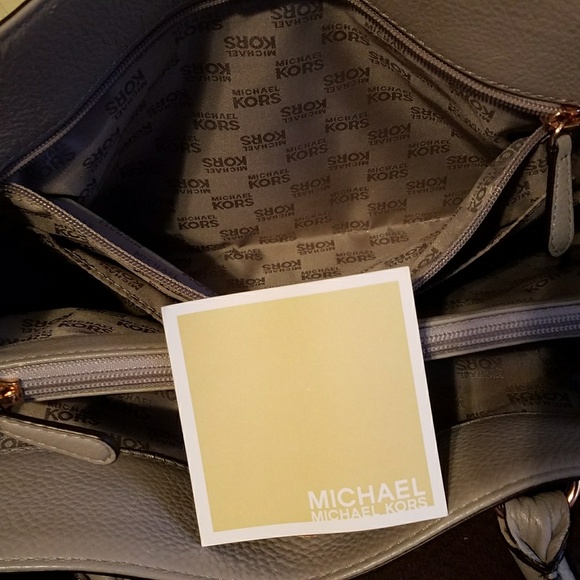 Michael Kors Rose Gold Hamilton Gray Grey - Picture 8 of 8
