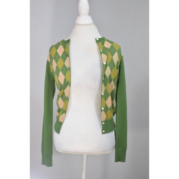 J. Crew Sweaters - J. Crew Olive Green Cardigan