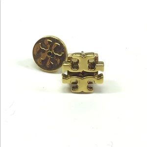 Never worn Tory Burch logo studs
