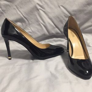 New Michael Kors Black patent leather high heels