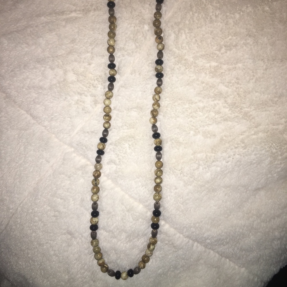 Vintage Modern Beaded Necklace