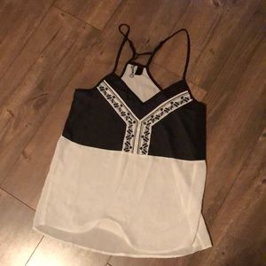 BKE boutique embellished tank top.