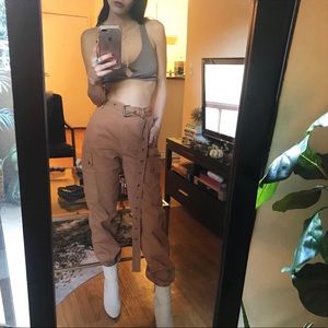 Tan cargo pants