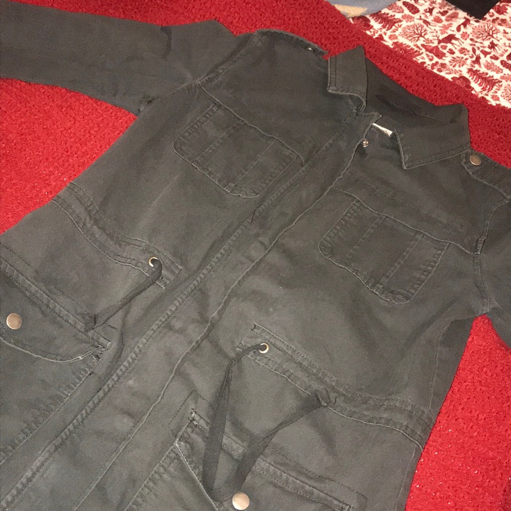 Dark Grey Utility Jacket