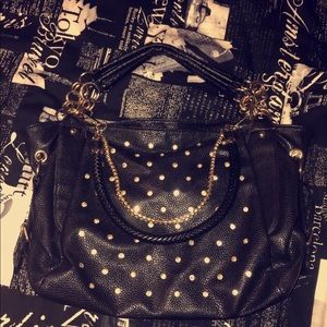 Black rhinestone Charming Charlies purse