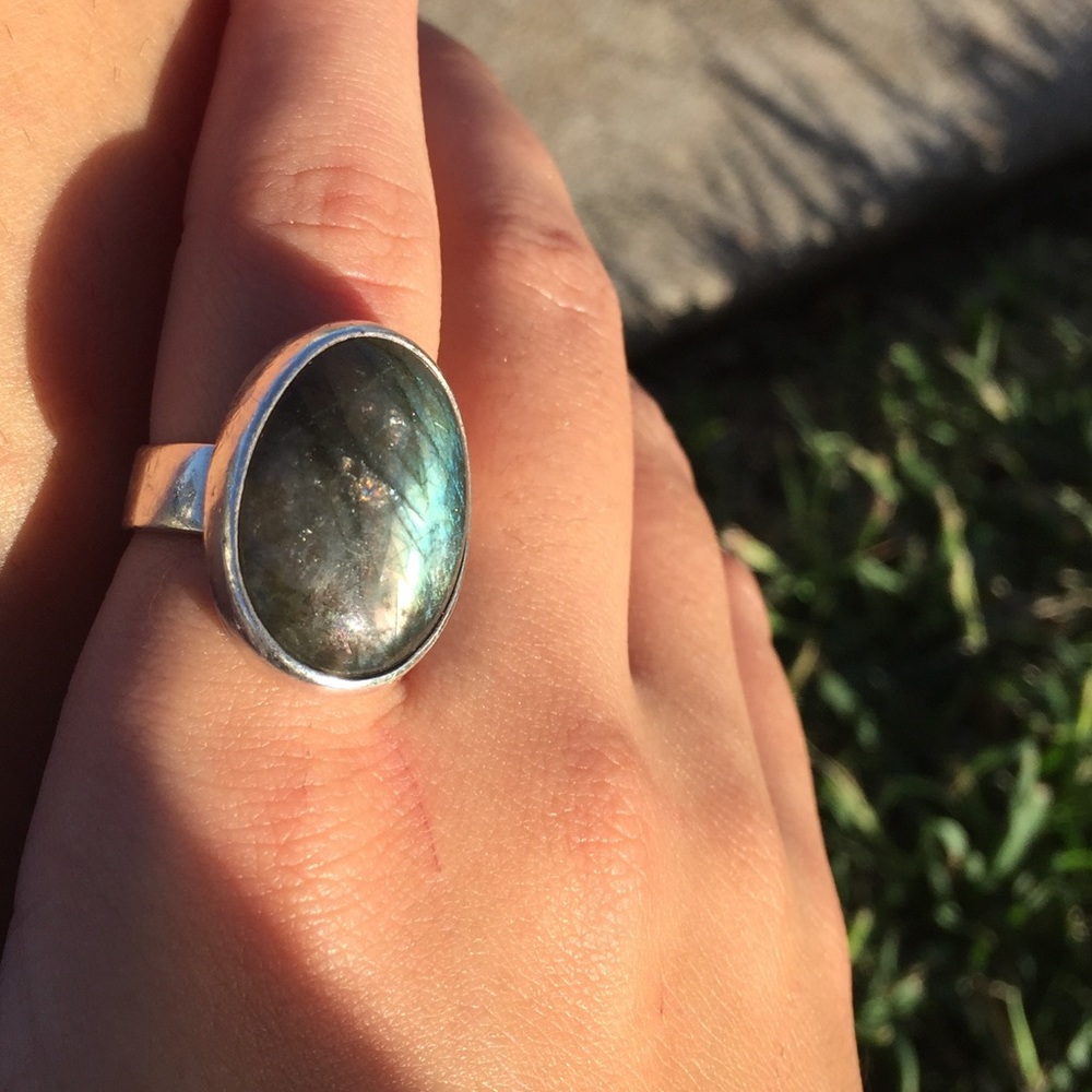 Labradorite Sterling Silver Ring
