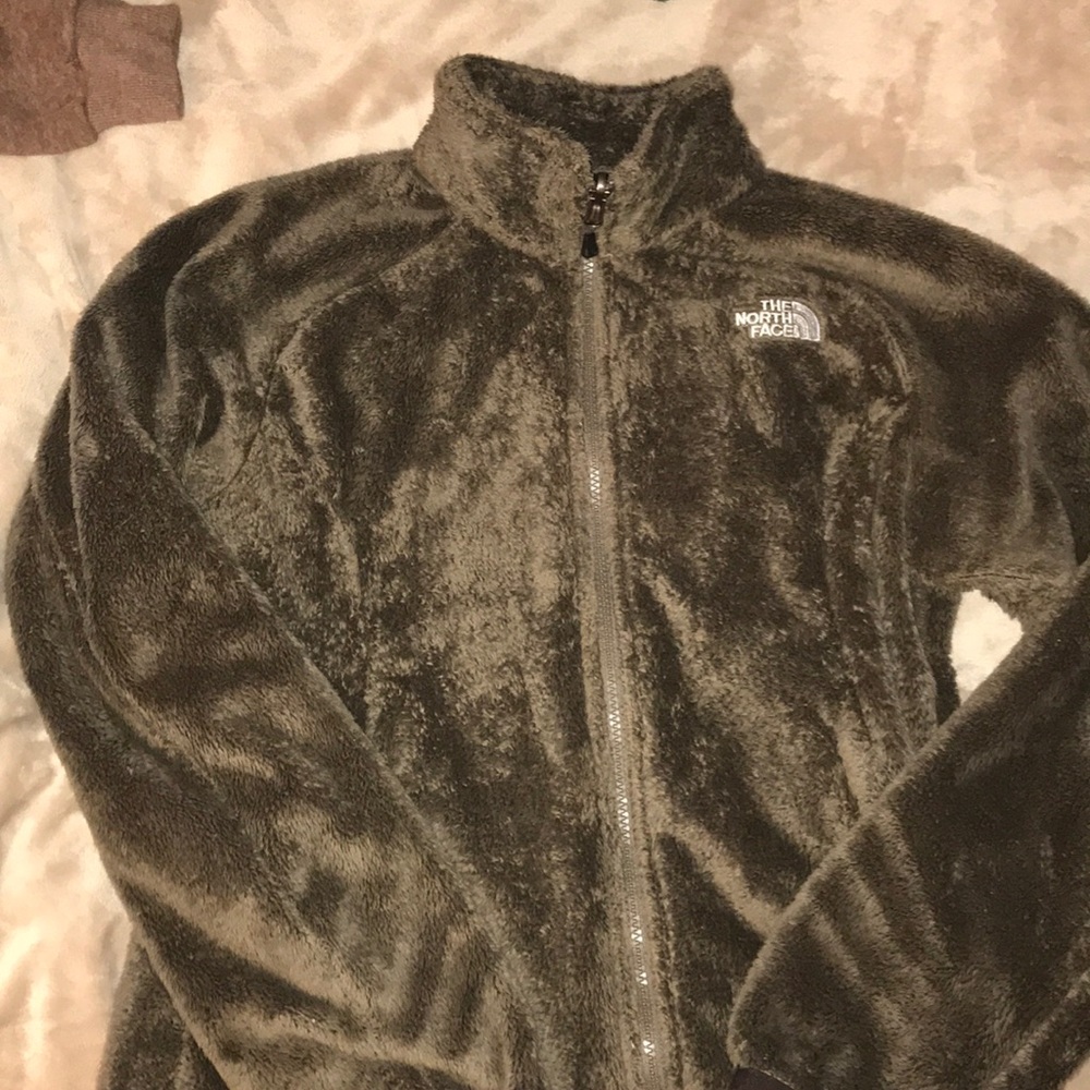 North face fuzzy jacket