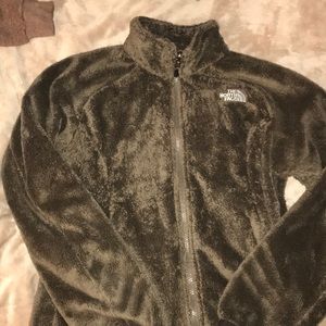 North face fuzzy jacket
