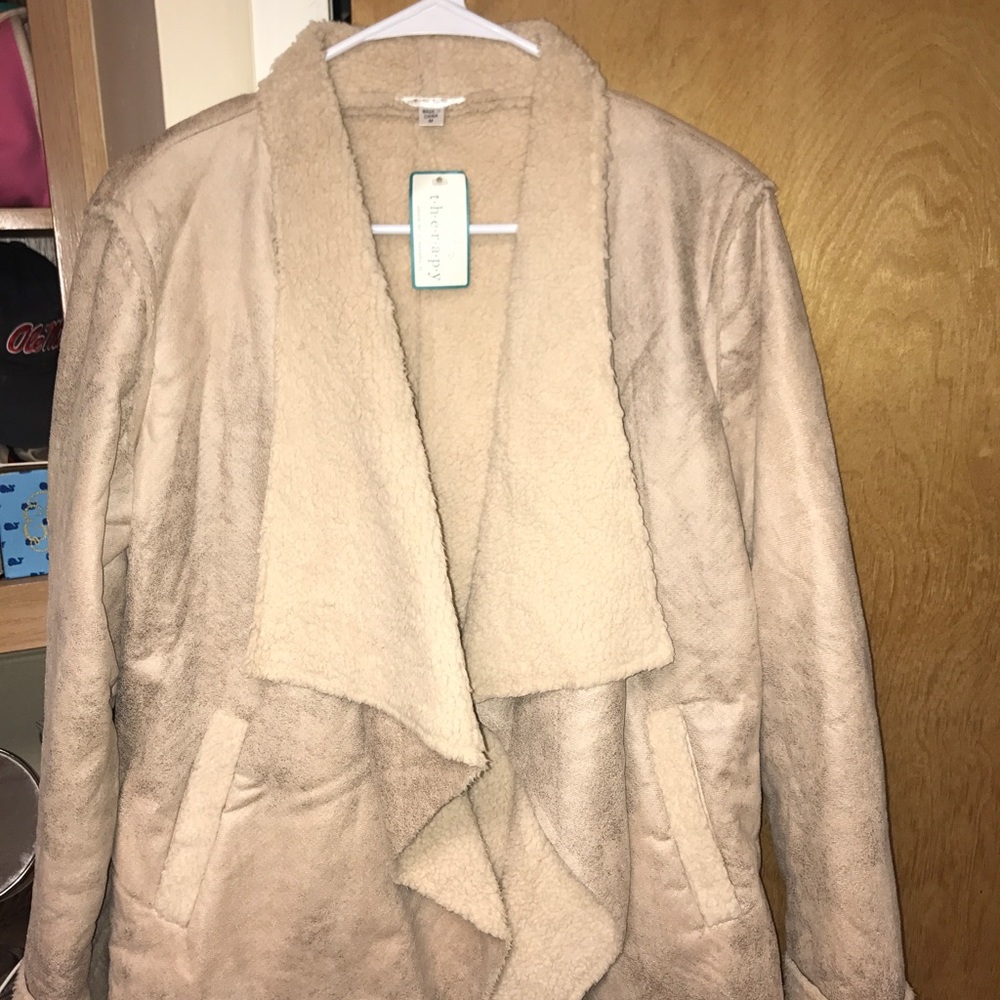 Faux fur coat
