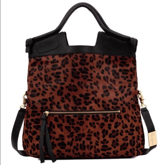 Foley + Corinna Handbags - Foley + Corinna Mid City Tote in Leopard Haircalf