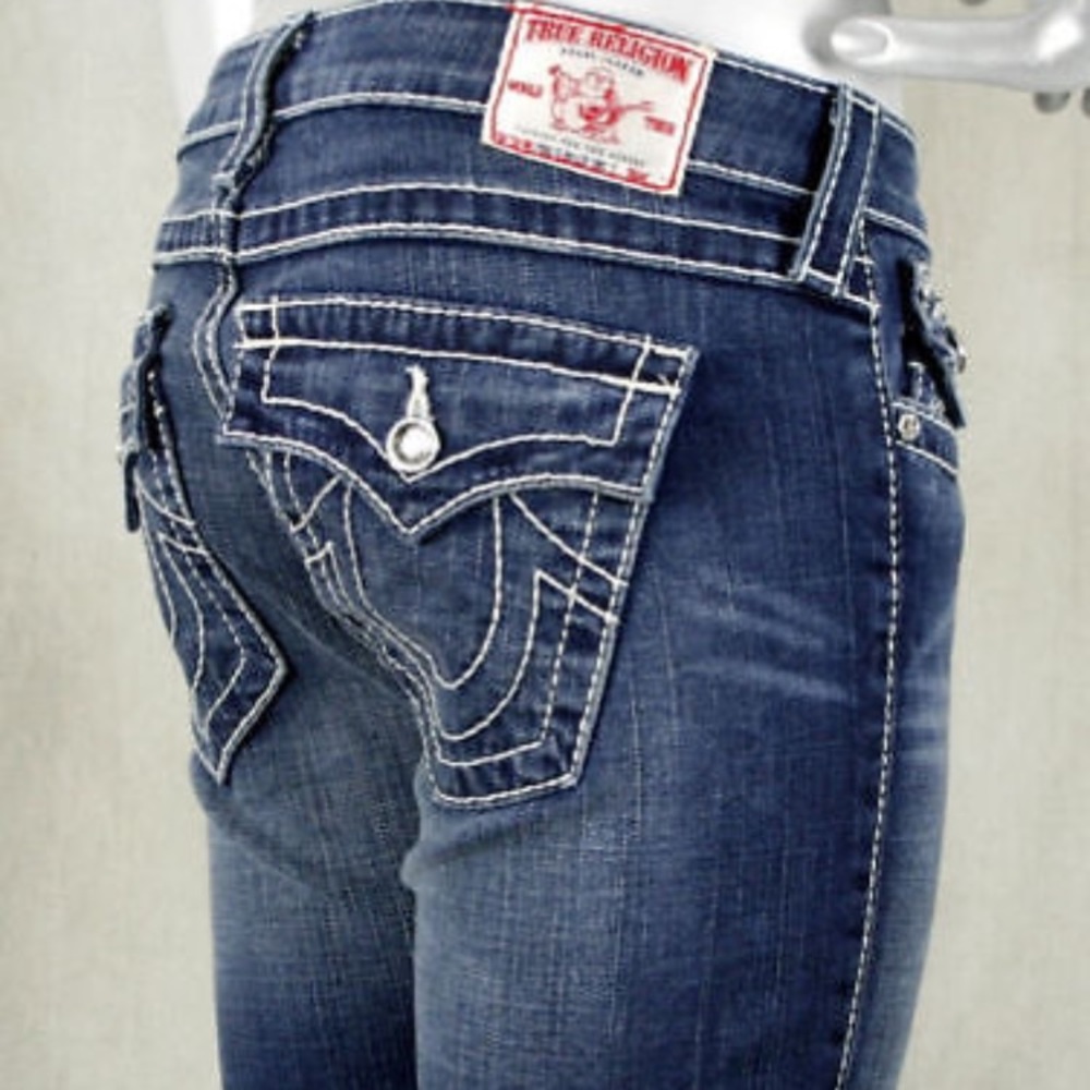 New True Religion Disco Billy jeweled jeans 28