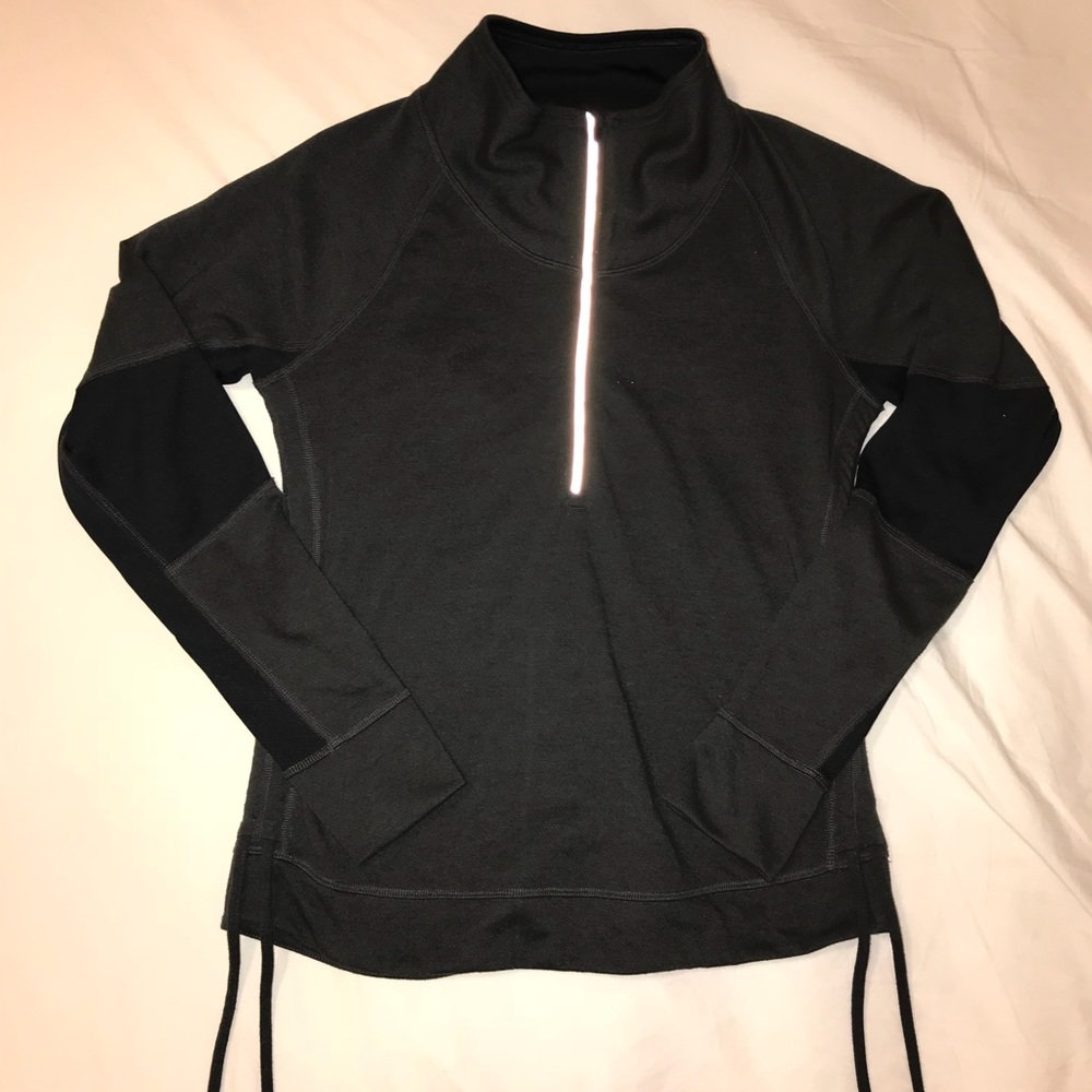Lucy half zip reflective top hoodie