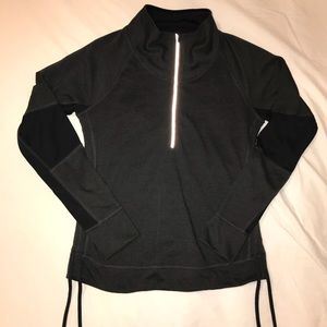 Lucy half zip reflective top hoodie