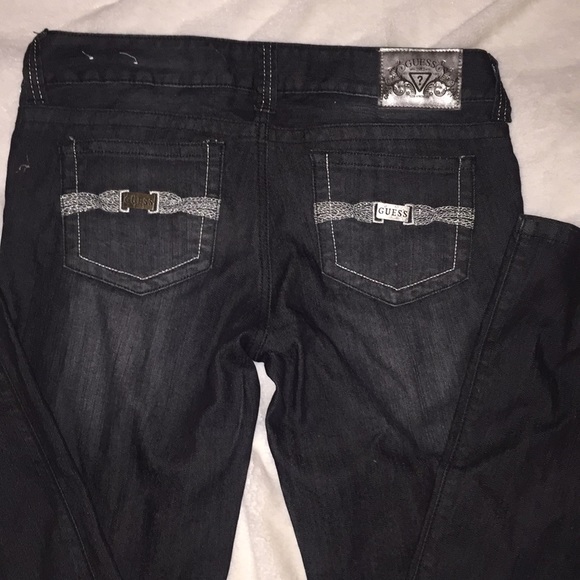 Guess dark, denim bootcut jeans - Picture 3 of 4