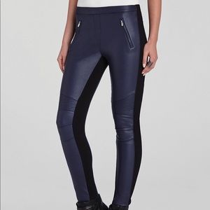 BCBGMAXAZRIA Kalin Motorcycle Faux Leather Legging