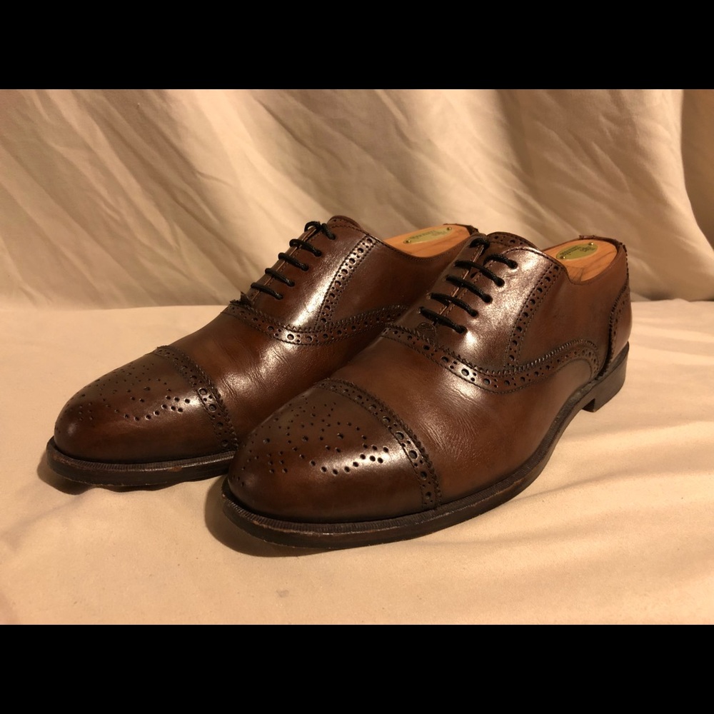 Lands End Cap Toe oxfords