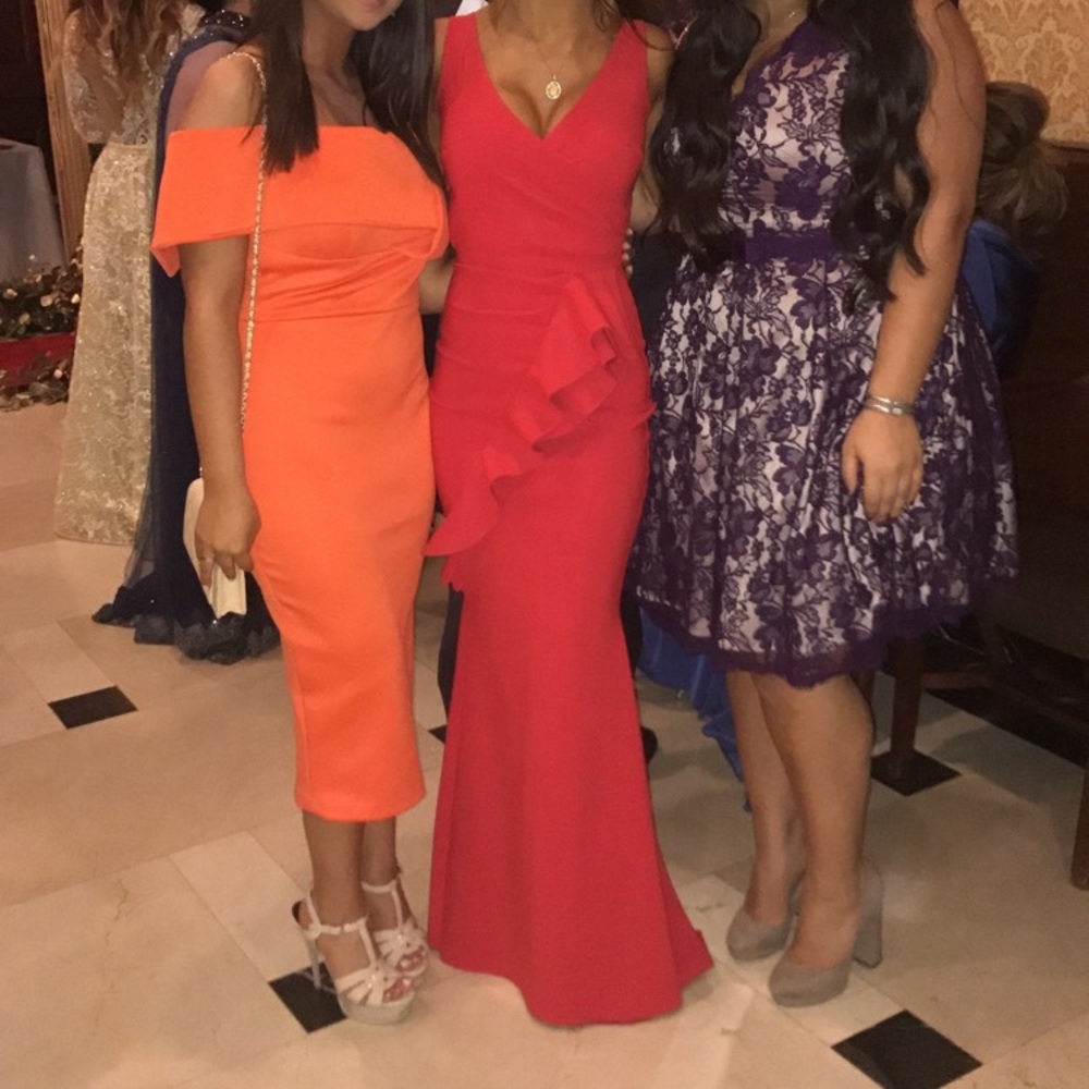 Red dress