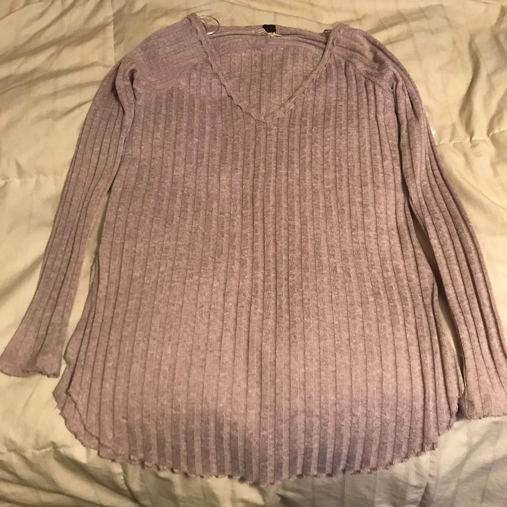 Free People tan sweater