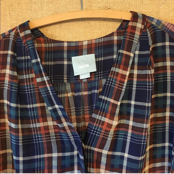 Anthropologie dual plaid top - Picture 3 of 3