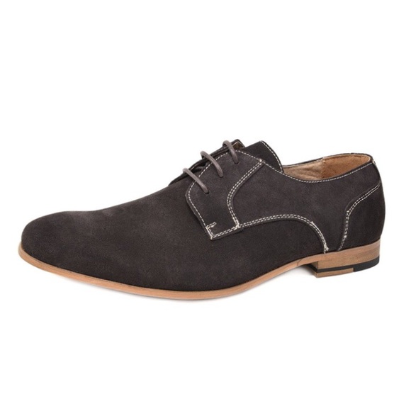 Mens Bruno Suede Leather Oxfords Shoes - Picture 2 of 3