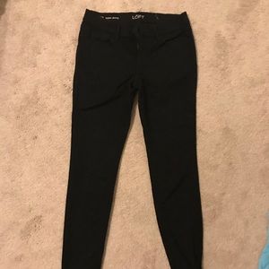 Ann Taylor Loft super skinny black jeans