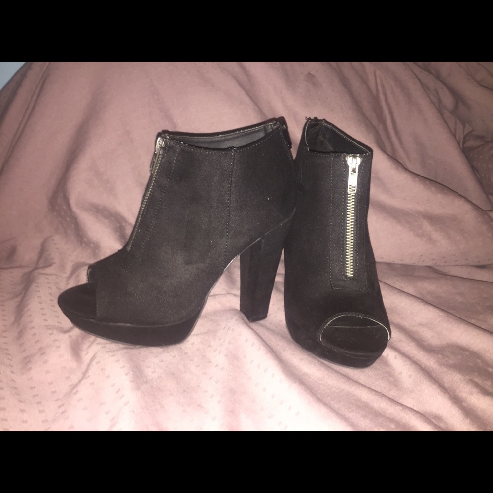 Black Suede Heels