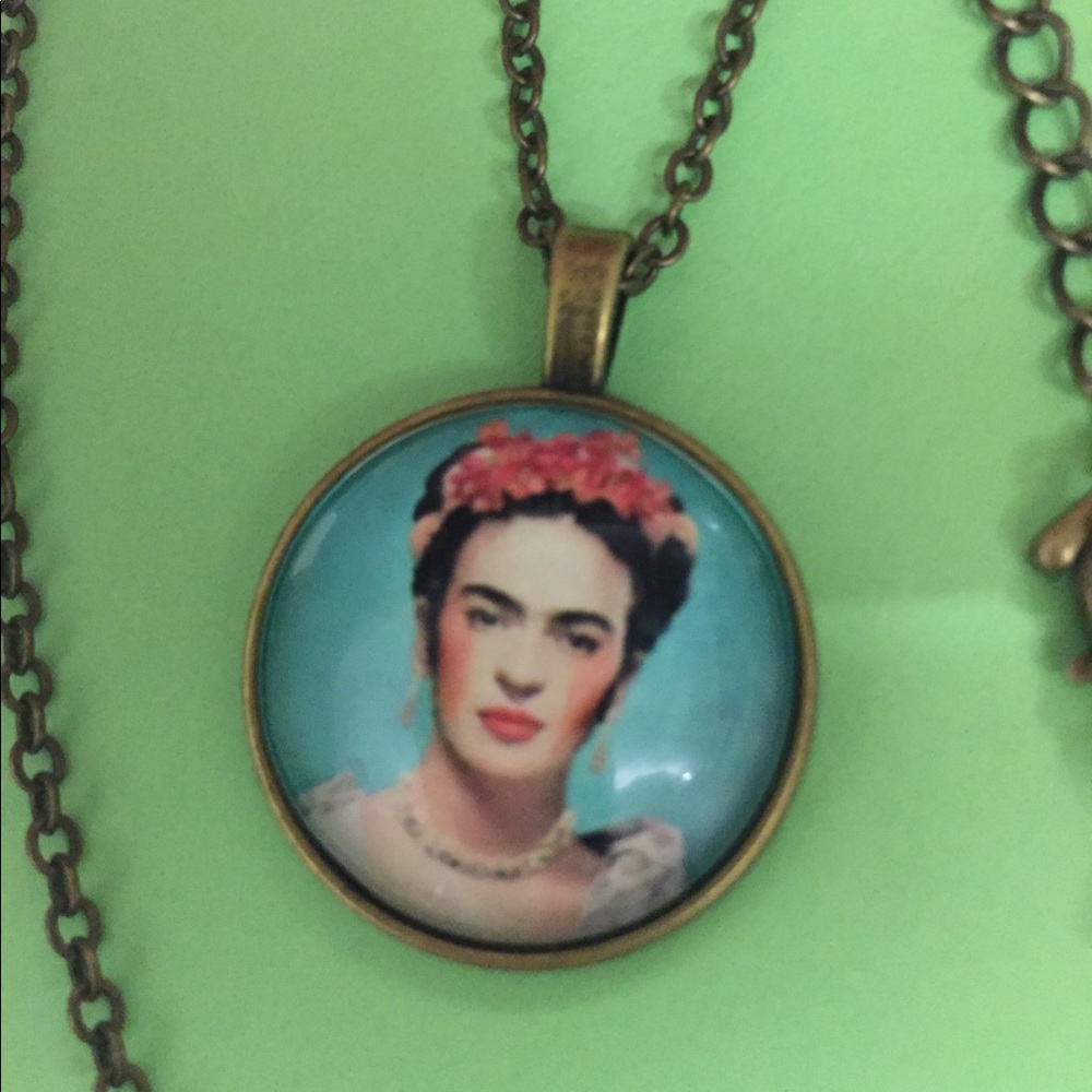 New Mexican artist Frida Kahlo dome Necklace