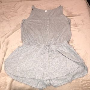 Grey Lounge Romper