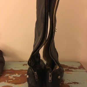 Frye black riding boots