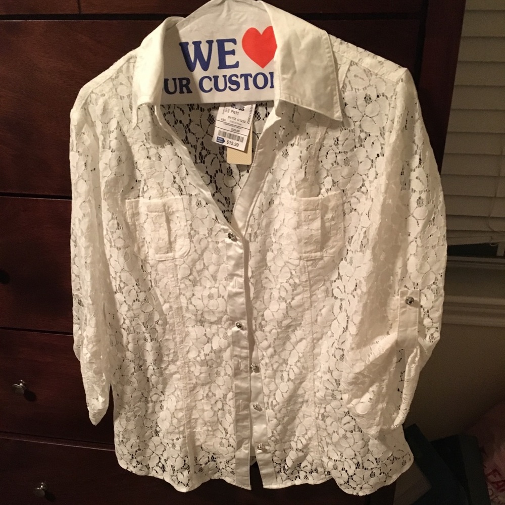 Sexy button up blouse