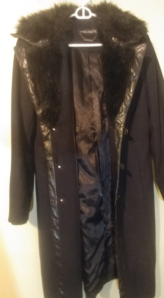 Pamela McCoy fur jacket