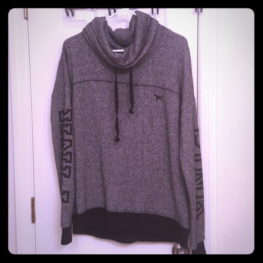 Pink Cowl Neck Sweater