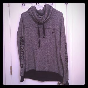 Pink Cowl Neck Sweater