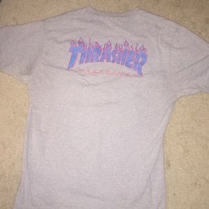 Supreme x thrasher shirt. Still in good condition