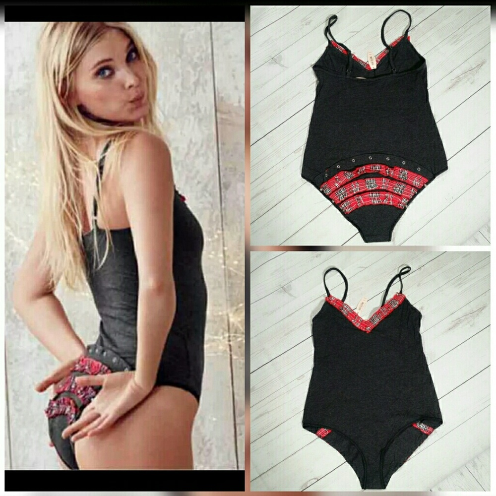 NWT victoria's secret jingle bell teddy sz Small