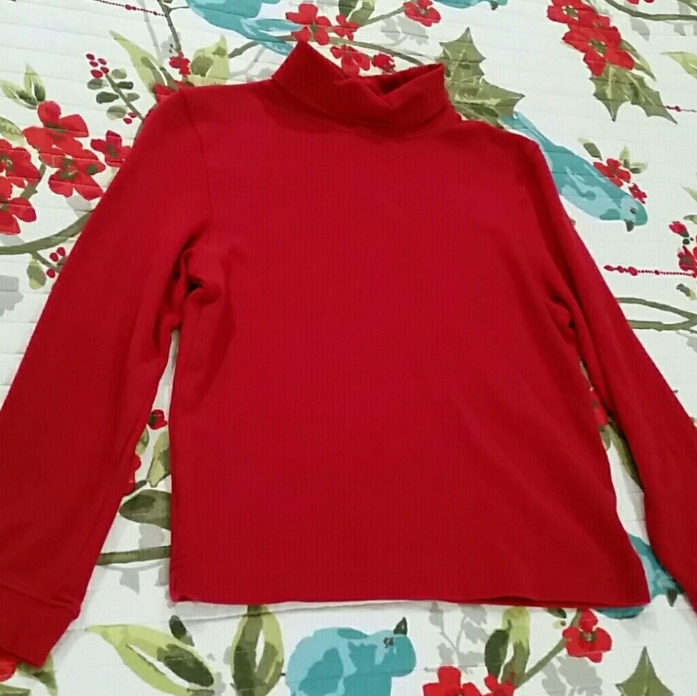 Red Boys Turtleneck