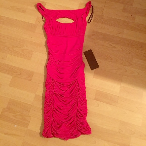 bebe Dresses & Skirts - Hot Pink Bebe Dress