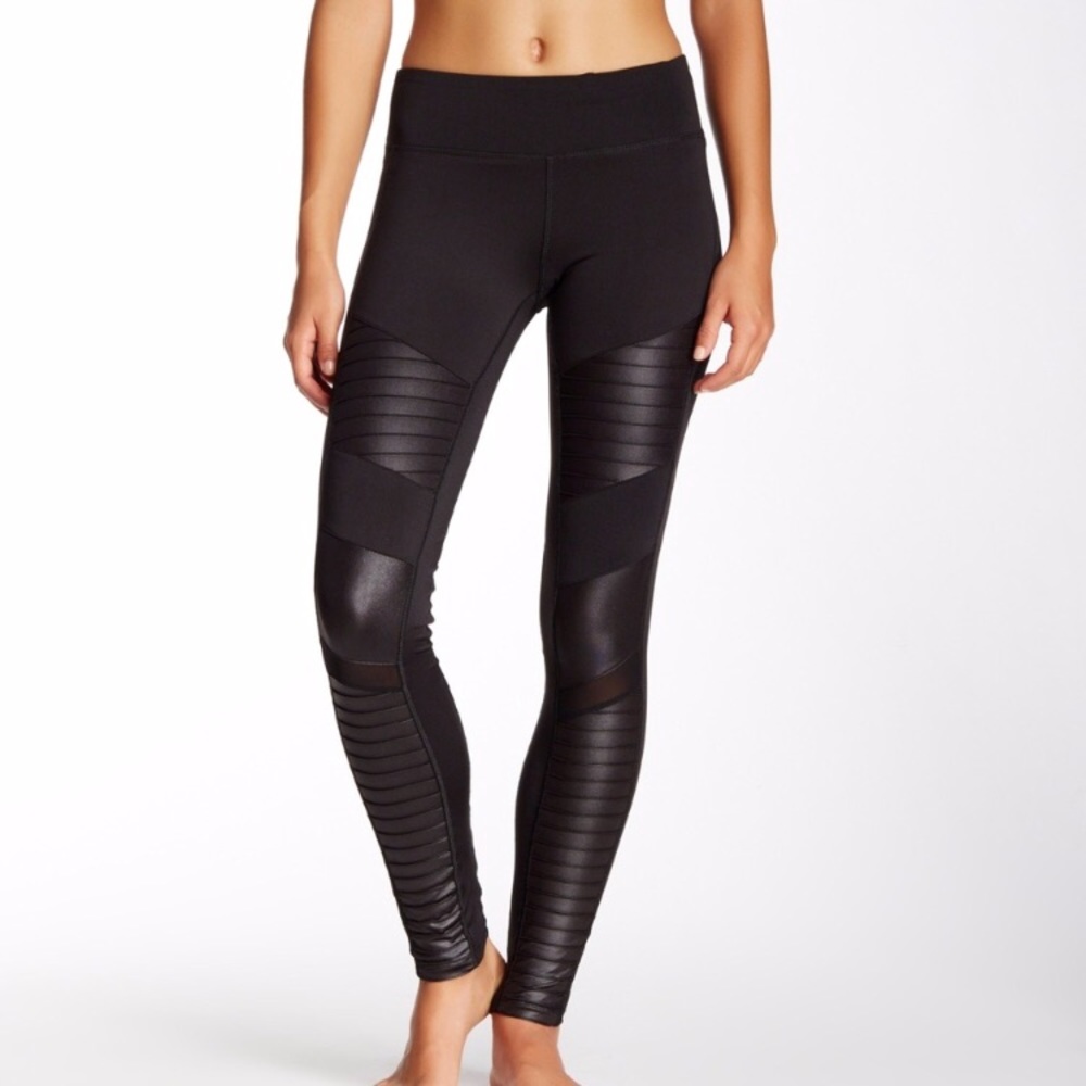 BLACK MOTO LEGGINGS