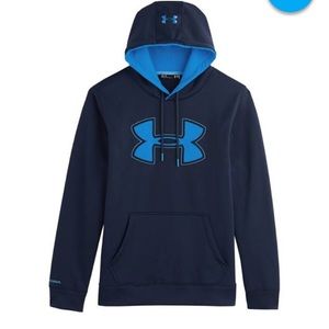 Under Armour Navy Fleece Big Logo Men’s small