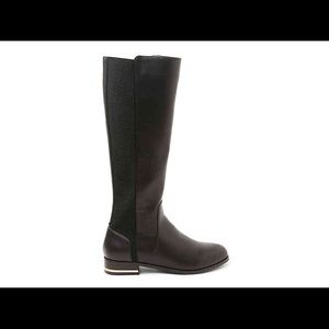 Kensie-Tahlia Black Knee-High Boot