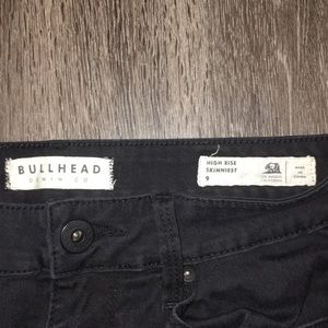 Bullhead pacsun highrise black skinny jeans size 9