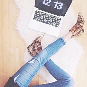 Matisse Nugent booties in leopard