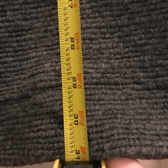 Gray wool Italian poncho - Picture 8 of 8