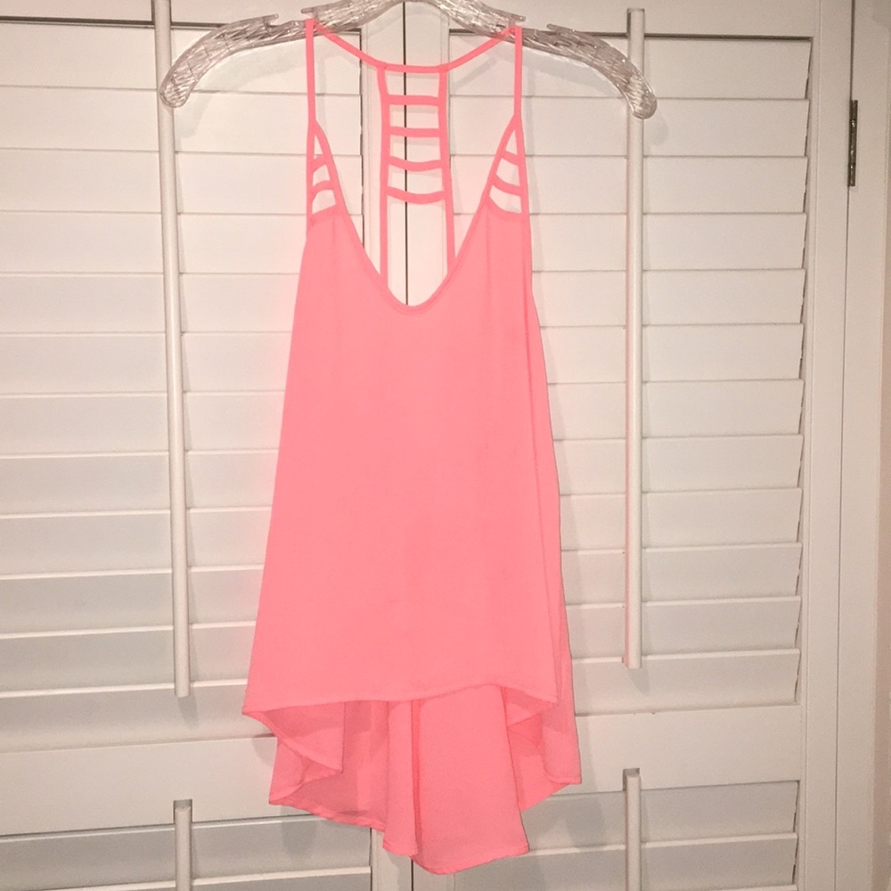 Neon orange tank NWOT