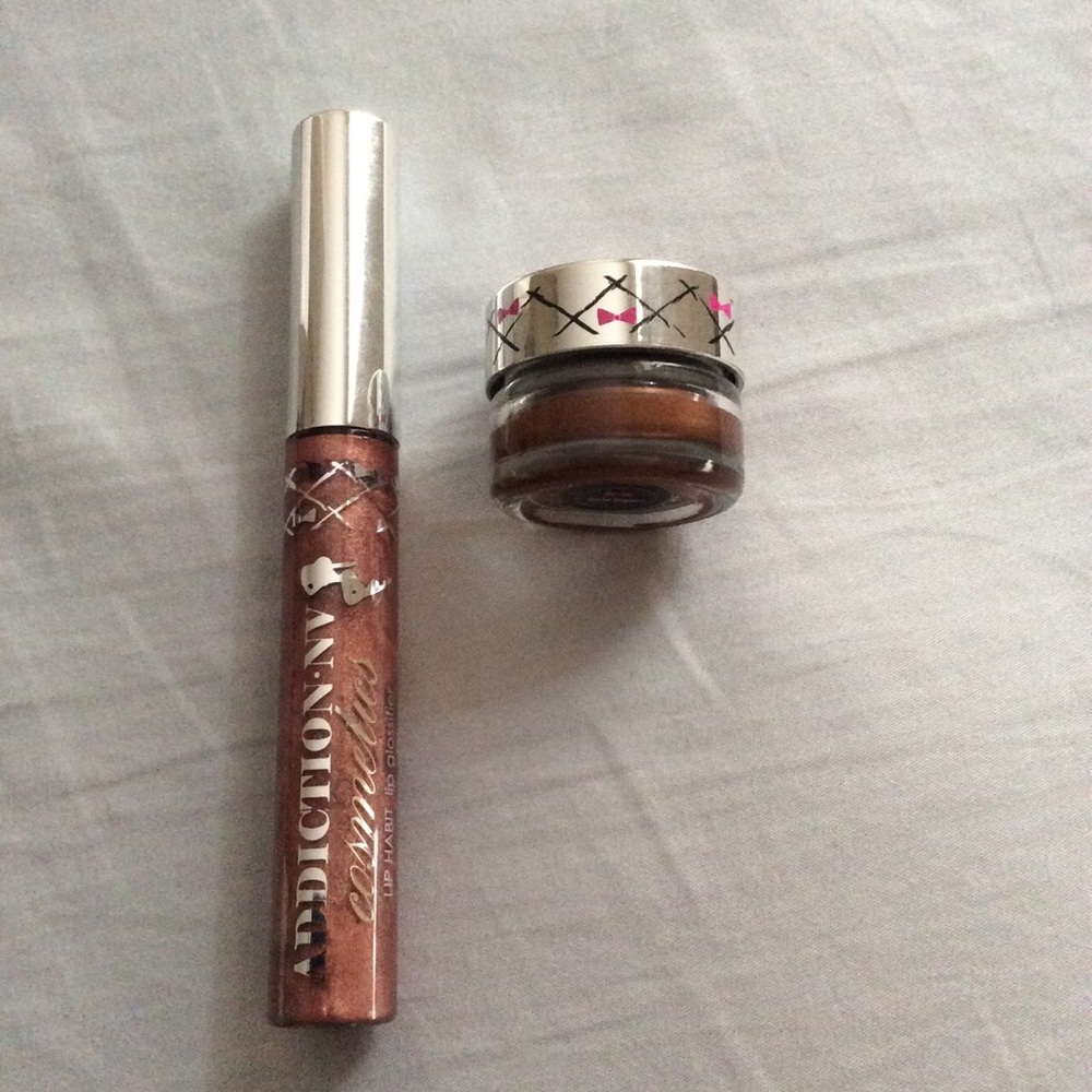 Addiction Cosmetics lipgloss & eyeliner